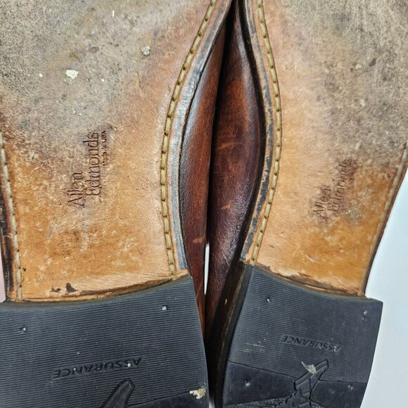 Allen Edmonds‎ Mens Woodstock Leather Tassel Slip On Loafers Made USA 11.5 D main image 9